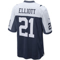 Odoa D.Cowboys #21 Ezekiel Elliott Navy Game Team Jersey