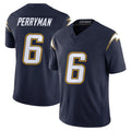LA.Chargers #6 Denzel Perryman Player Navy Vapor F.U.S.E. Limited Home Game Odoa Stitched Jerseys