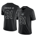 TB.Buccaneers #31 Antoine Winfield Jr. Player Black Reflective Limited Home Game Odoa Stitched Jerseys