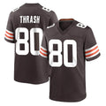 C.Browns #80 Jamari Thrash Player Brown Home Game Odoa Stitched Jerseys