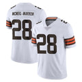 C.Browns #28 Emmanuel McNeil-Warren Player White Vapor Untouchable Limited Home Game Odoa Stitched Jerseys