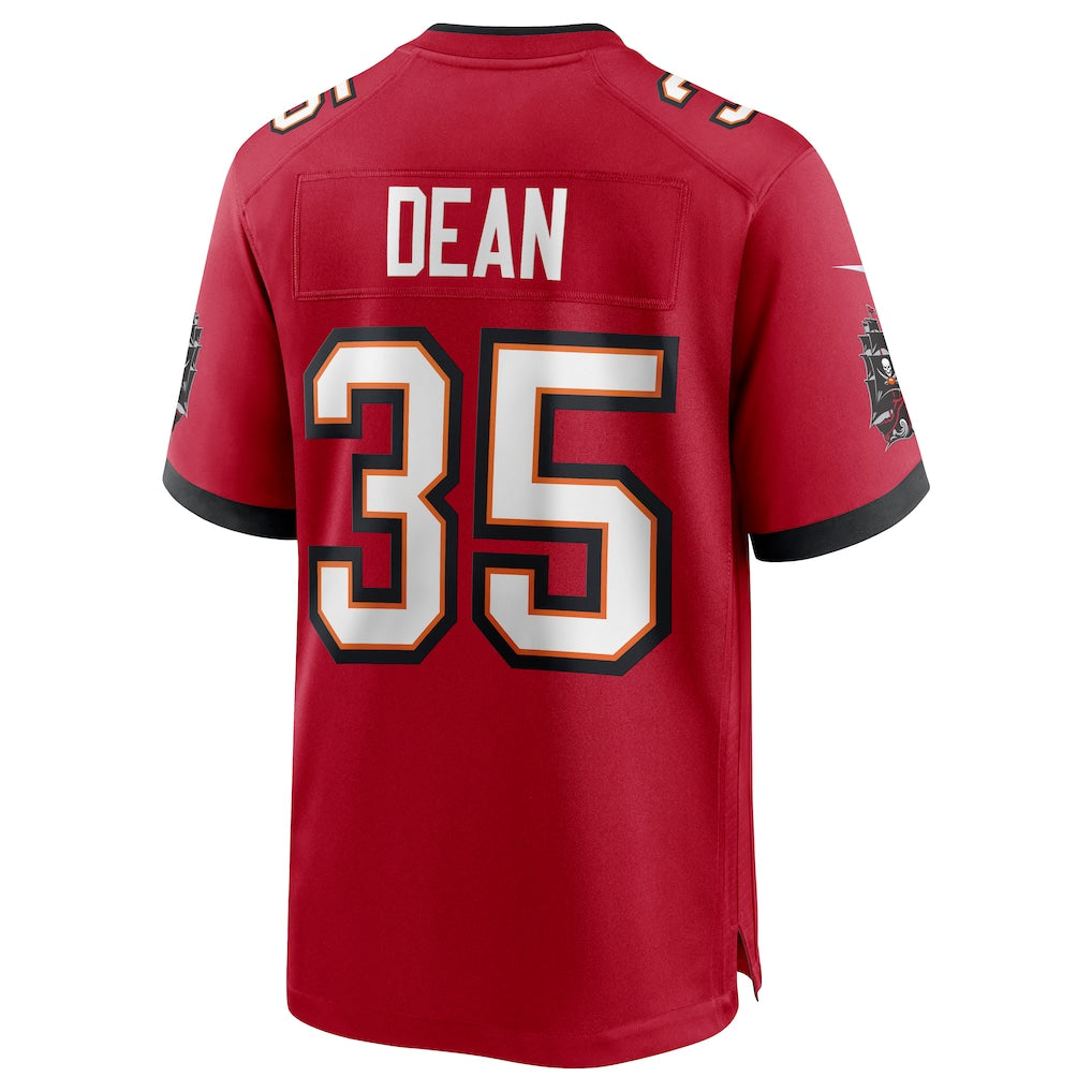 Odoa TB.Buccaneers #35 Jamel Dean Red Game Jersey