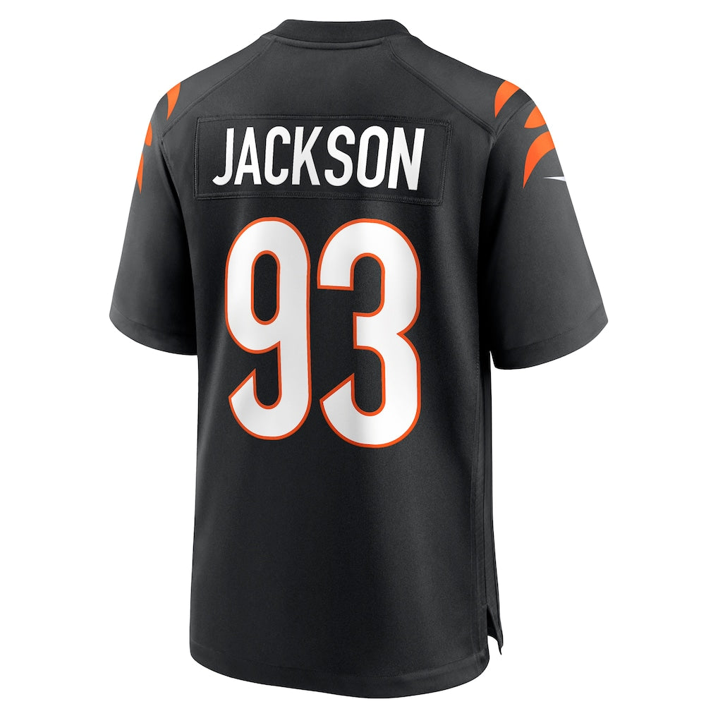 Odoa C.Bengals #93 McKinnley Jackson Black Game Jersey