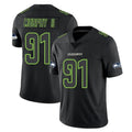 S.Seahawks #91 Byron Murphy II Player Black Impact Limited Home Game Odoa Stitched Jerseys