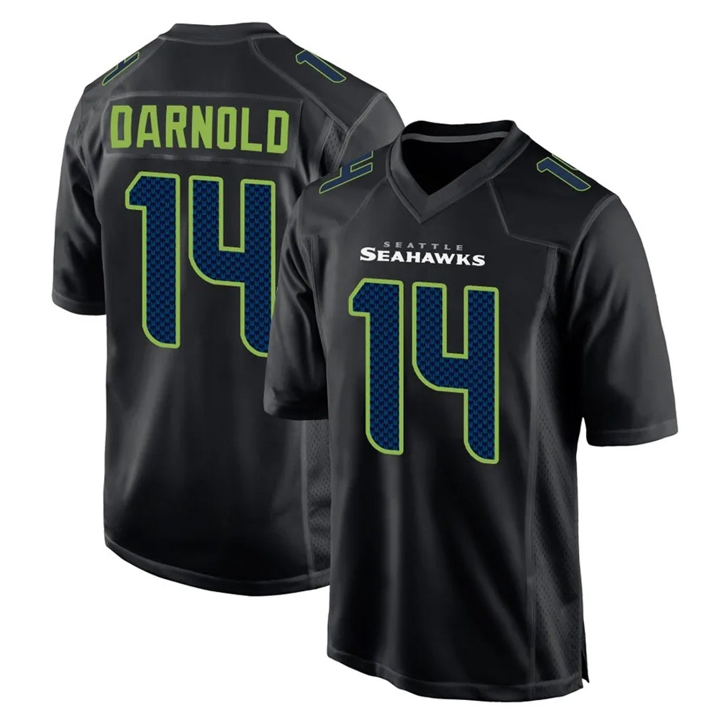 S.Seahawks #14 Sam Darnold Player Black Limited Fashion Home Game Odoa Stitched Jerseys