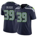 S.Seahawks #39 Ty Okada Player Navy Limited Vapor F.U.S.E. Home Game Odoa Stitched Jerseys