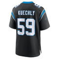 C.Panthers #59 Luke Kuechly Player Black Home Game Odoa Stitched Jerseys