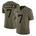 M.Vikings #7 Byron Murphy Jr. Player Olive 2025 Salute To Service Limited Game Odoa Stitched Jerseys