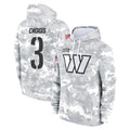 W.Commanders #3 Stefon Diggs Player Arctic Camo Limited Salute to Service Pullover Hoodies Game Odoa Stitched Jerseys