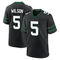 NY.Jets #5 Garrett Wilson Player Black Legacy Home Game Odoa Stitched Jerseys