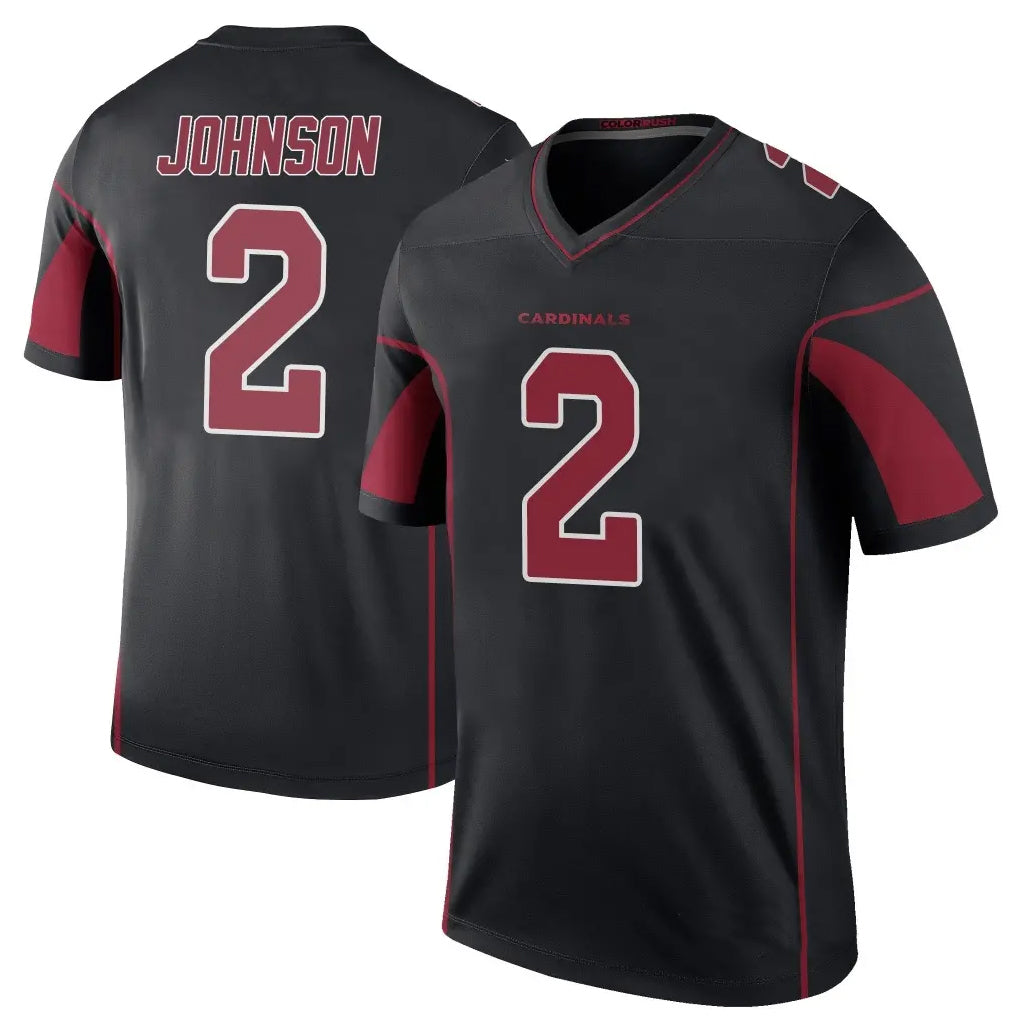 A.Cardinals #2 Will Johnson Player Black Color Rush Vapor Limited Untouchable Odoa Stitched Jerseys