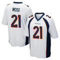 D.Broncos #21 Riley Moss Player White Game Odoa Stitched Jerseys