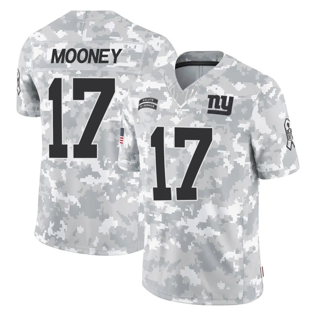 NY.Giants #17 Darnell Mooney Player Arctic Camo Salute To Service Limited Game Odoa Stitched Jerseys