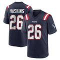 NE.Patriots #26 Hassan Haskins Navy Home Game Odoa Stitched Jerseys