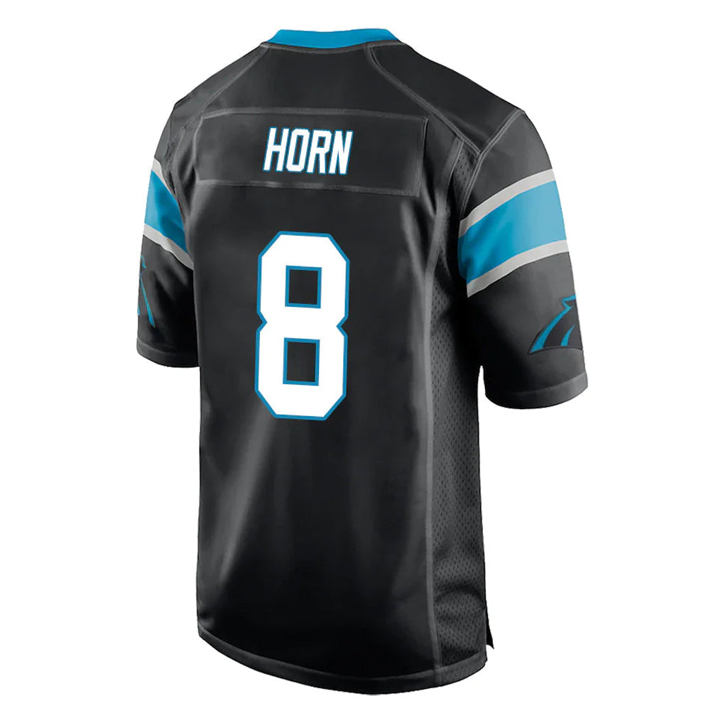 C.Panthers #8 Jaycee Horn Player Black Game Odoa Stitched Jerseys