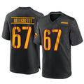 W.Commanders #67 Nick Allegretti Player Black Home Game Odoa Stitched Jerseys