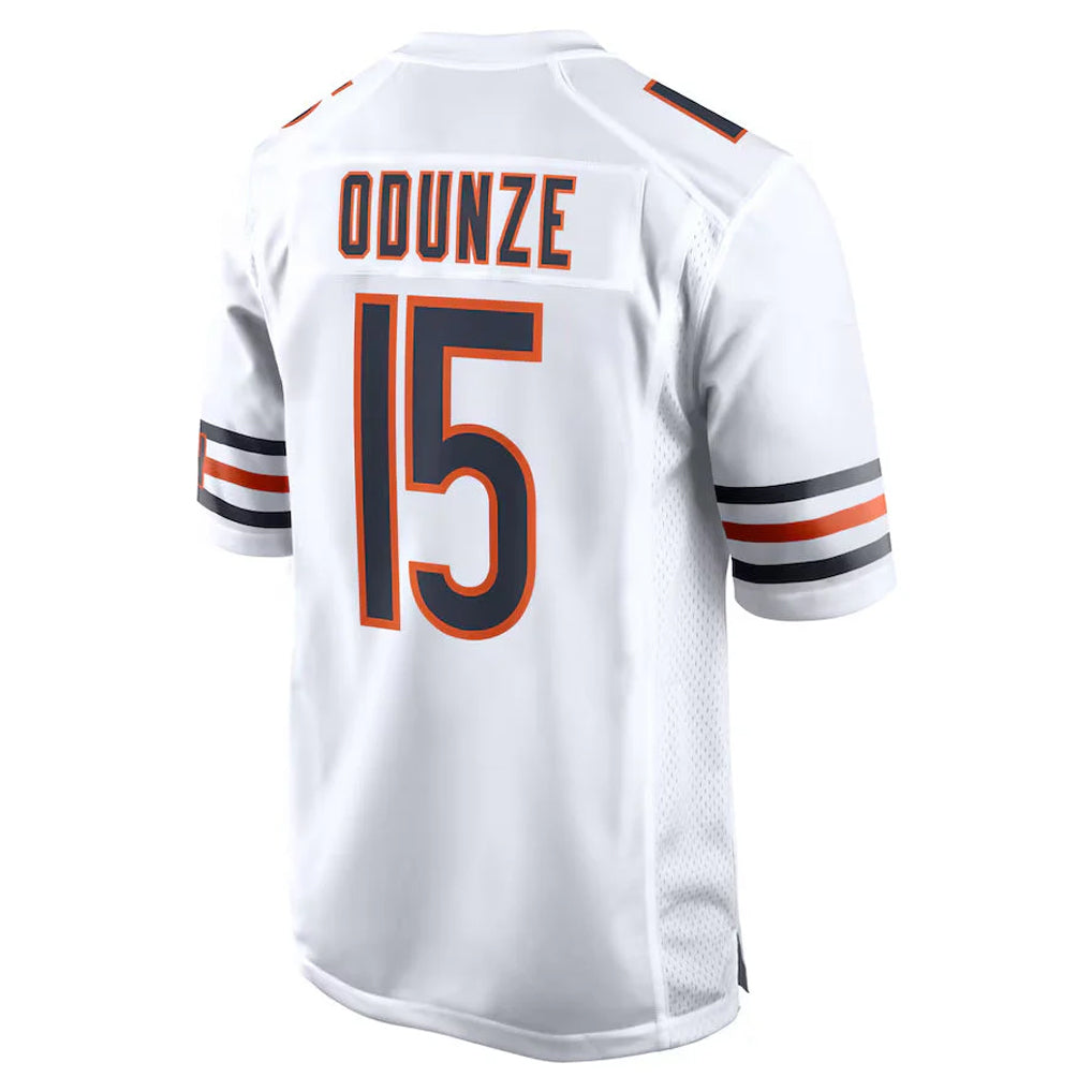 C.Bears #15 Rome Odunze Player White Home Game Odoa Stitched Jerseys