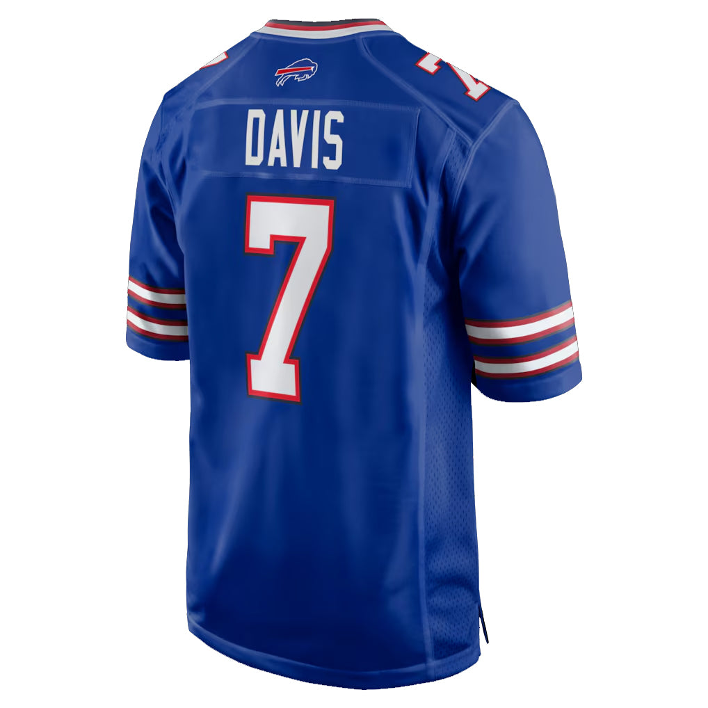 B.Bills #7 Ray Davis Player Royal Home Game Odoa Stitched Jerseys