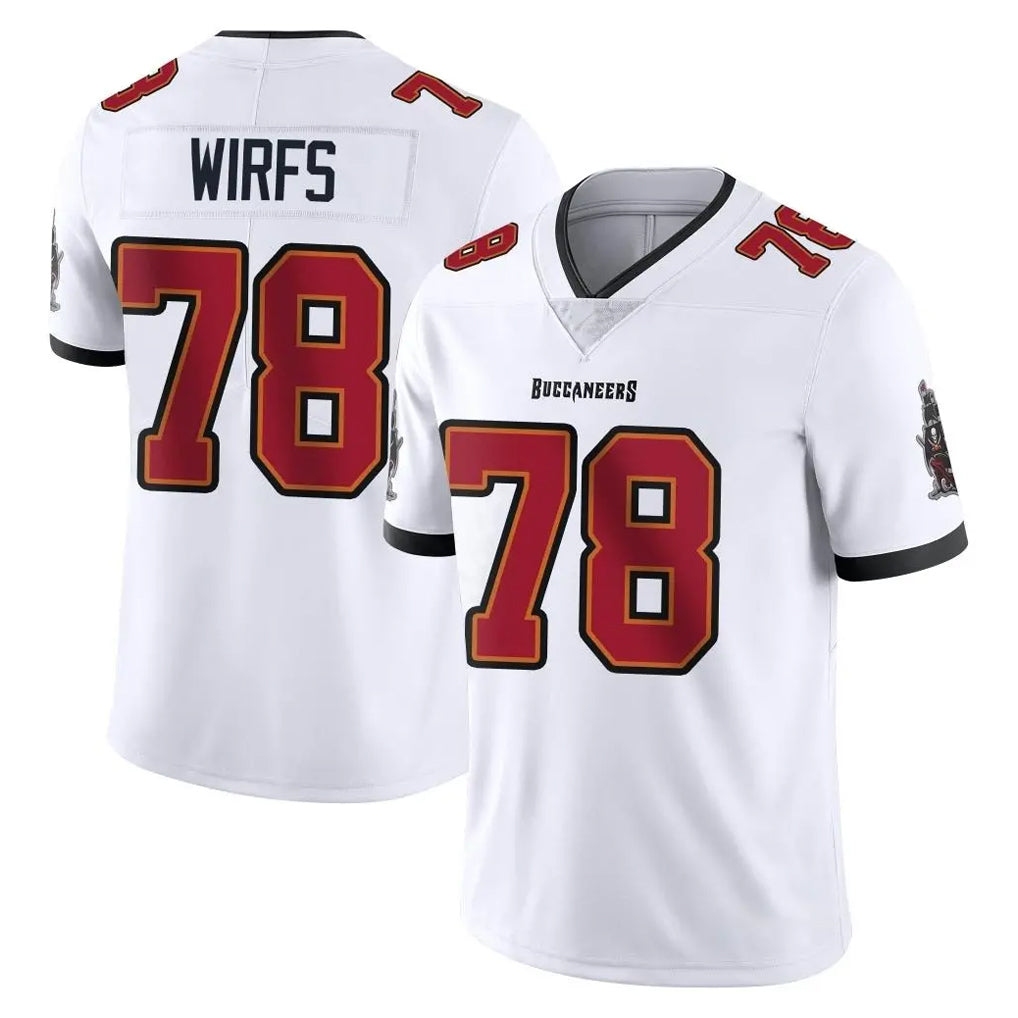 TB.Buccaneers #78 Tristan Wirfs Player White Limited Vapor Untouchable Home Game Odoa Stitched Jerseys