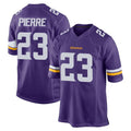 M.Vikings #23 James Pierre Player Purple Home Game Odoa Stitched Jerseys