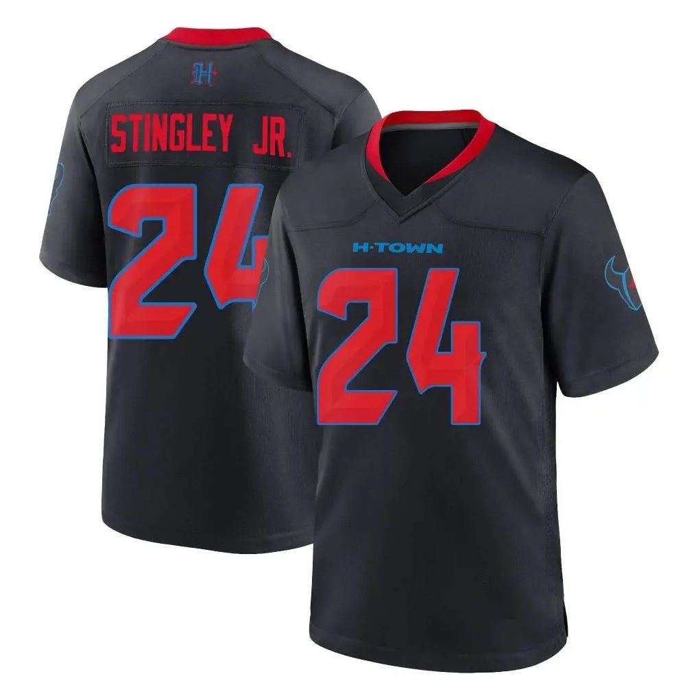 H.Texans #24 Derek Stingley Jr. Player Navy 2nd Alternate Home Game Odoa Stitched Jerseys