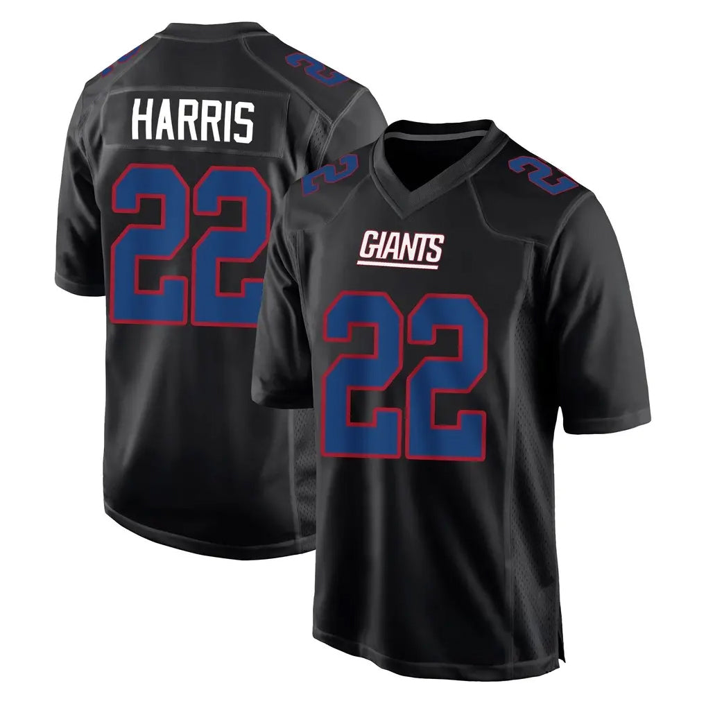 NY.Giants #22 Najee Harris Player Carbon Fashion Limited Home Game Odoa Stitched Jerseys