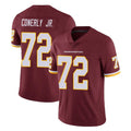 W.Commanders #72 Josh Conerly Jr. Player Burgundy Limited Team Color Vapor Untouchable Home Game Odoa Stitched Jerseys