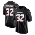 H.Texans #32 David Montgomery Player Carbon Black Fashion Home Game Odoa Stitched Jerseys