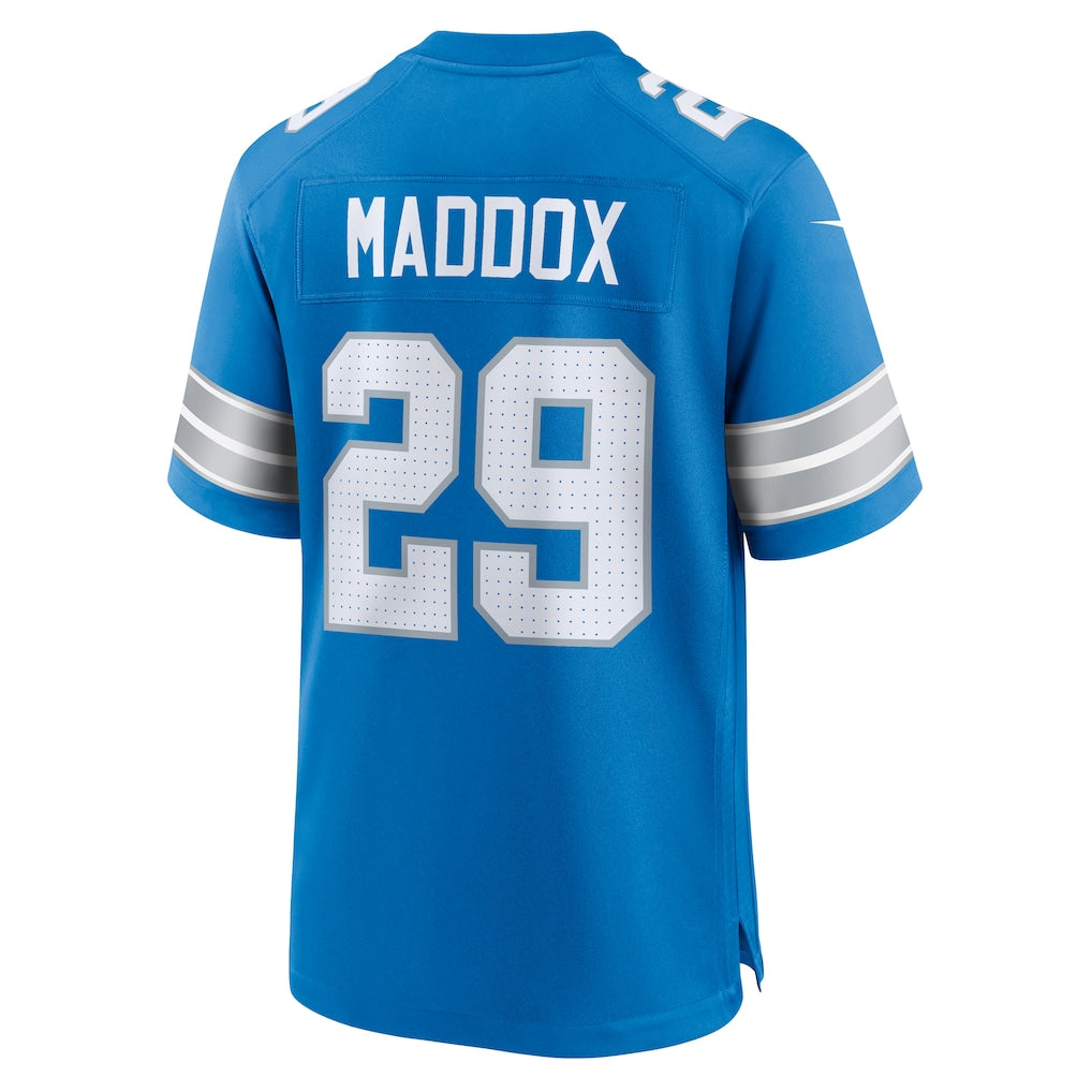 Odoa D.Lions #29 Avonte Maddox Blue Team Game Jersey