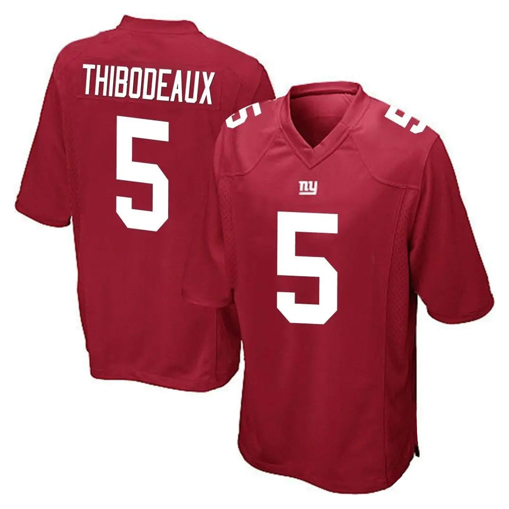 NY.Giants #5 Kayvon Thibodeaux Player Red Home Game Odoa Stitched Jerseys