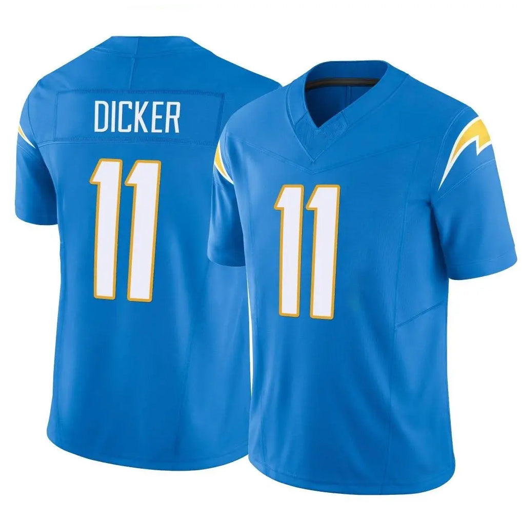 LA.Chargers #11 Cameron Dicker Player Blue Limited Vapor F.U.S.E. Home Game Odoa Stitched Jerseys