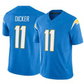 LA.Chargers #11 Cameron Dicker Player Blue Limited Vapor F.U.S.E. Home Game Odoa Stitched Jerseys