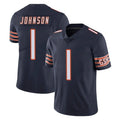C.Bears #1 Jaylon Johnson Player Navy Vapor Untouchable Limited Home Game Odoa Stitched Jerseys