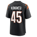 Odoa C.Bengals #45 Maema Njongmeta Black Team Game Jersey