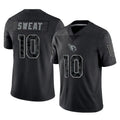 A.Cardinals #10 Josh Sweat Player Black RFLCTV Limited Home Game Odoa Stitched Jerseys