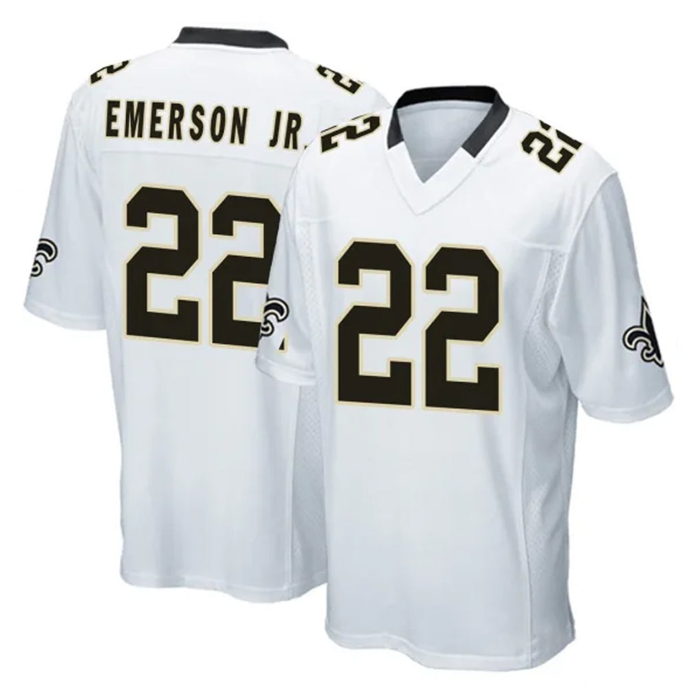 NO.Saints #22 Martin Emerson Jr. Player White Home Game Odoa Stitched Jerseys