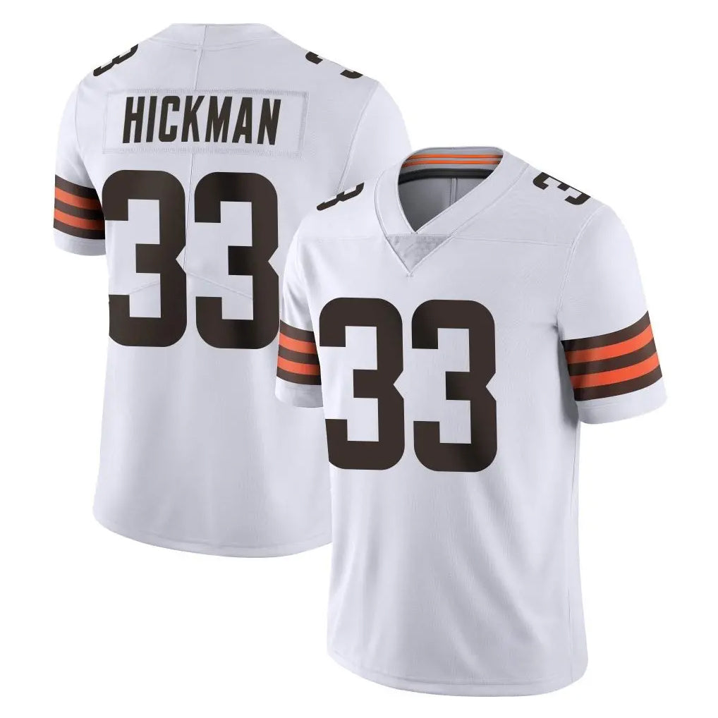 C.Browns #33 Ronnie Hickman Player White Vapor Untouchable Limited Home Game Odoa Stitched Jerseys