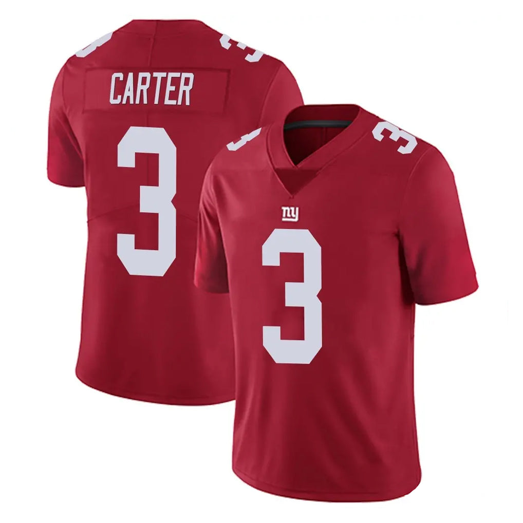 NY.Giants #3 Abdul Carter Player Red Limited Vapor Untouchable Home Game Odoa Stitched Jerseys