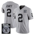 LV.Raiders #2 Ashton Jeanty Player Gray Vapor Limited Home Game Odoa Stitched Jerseys