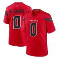 H.Texans #0 Azeez Al-Shaair Player Red Alternate Home Game Odoa Stitched Jerseys