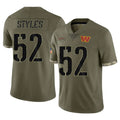 W.Commanders #52 Sonny Styles Player Olive Salute To Service Limited Home Game Odoa Stitched Jerseys