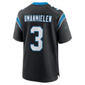 Odoa C.Panthers #3 Princely Umanmielen Black Team Game Jersey