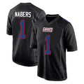 NY.Giants #1 Malik Nabers Player Carbon Fashion Limited Home Game Odoa Stitched Jerseys