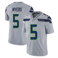 S.Seahawks #5 Jason Myers Player Gray Limited Vapor Untouchable Home Game Odoa Stitched Jerseys