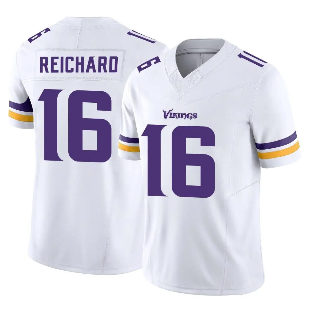M.Vikings #16 Will Reichard Player White Limited Vapor F.U.S.E. Home Game Odoa Stitched Jerseys