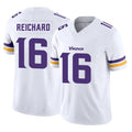 M.Vikings #16 Will Reichard Player White Limited Vapor F.U.S.E. Home Game Odoa Stitched Jerseys