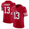 Odoa SF.49ers #13 Brock Purdy Player Scarlet Vapor F.U.S.E. Limited Stitched Jerseys