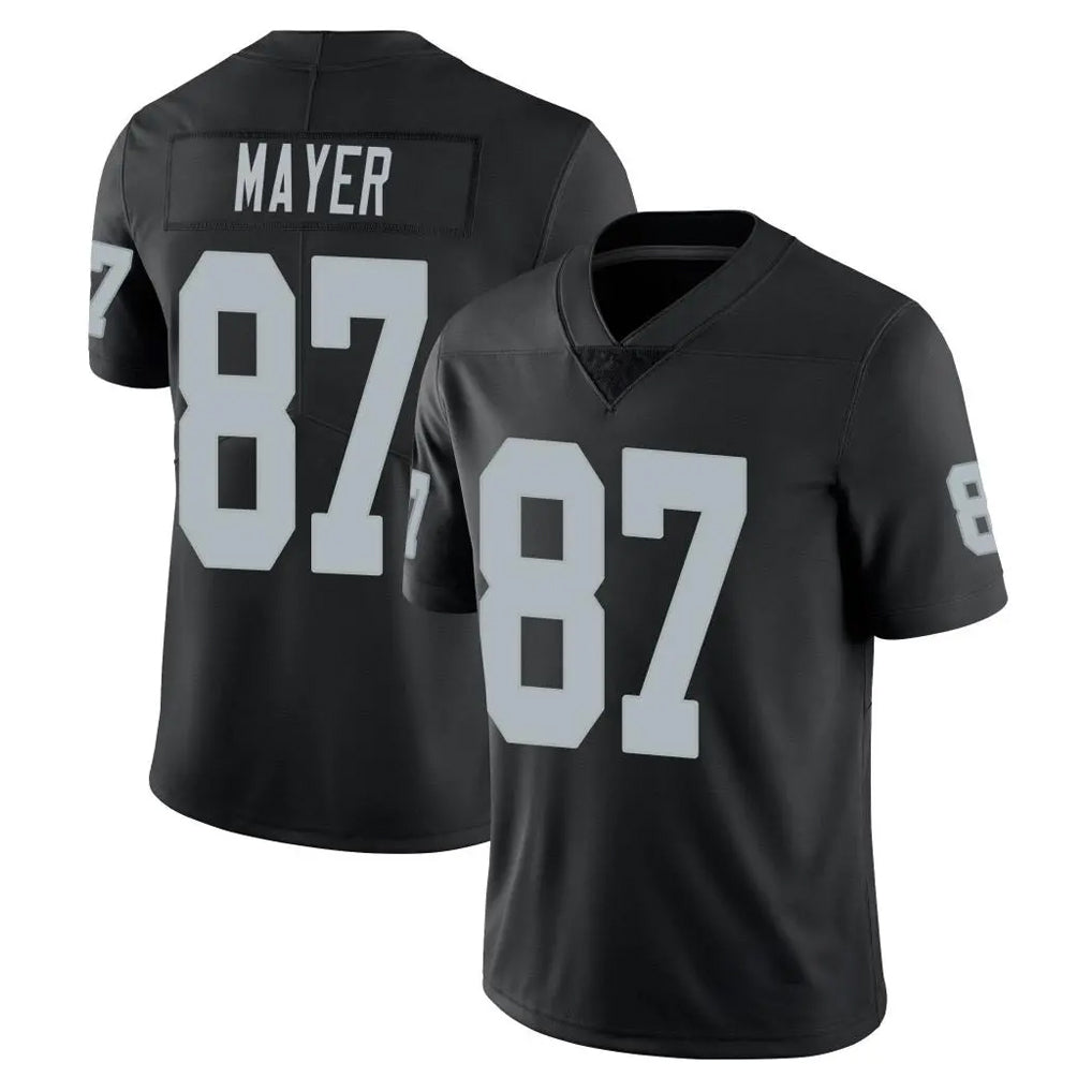LV.Raiders #87 Michael Mayer Player Black Limited Vapor Untouchable Home Game Odoa Stitched Jerseys