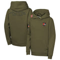 C.Browns ## Browns Blank Player Olive Salute to Service Pullover Hoodies Limited Odoa Stitched Jerseys