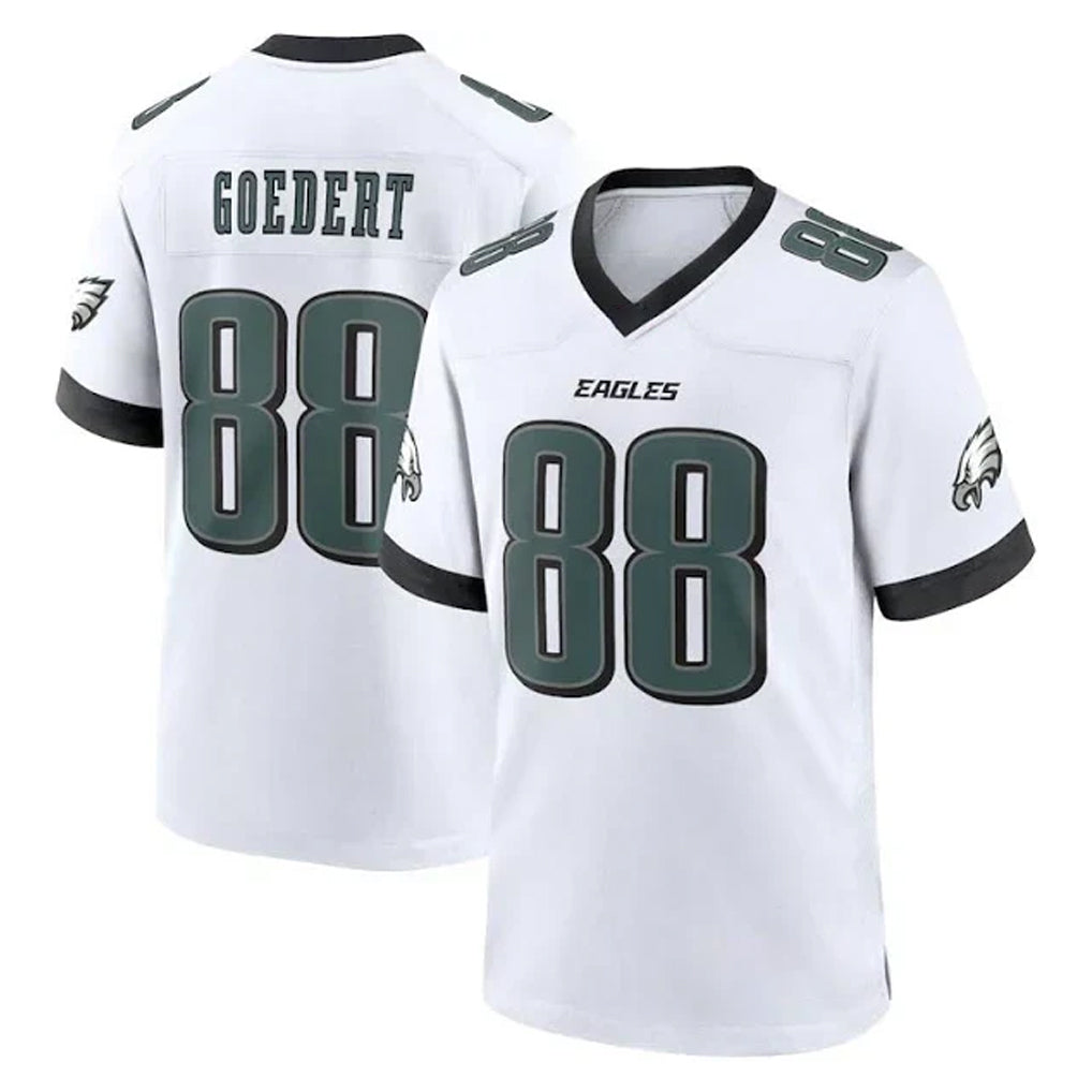 P.Eagles #88 Dallas Goedert Player White Game Home Odoa Stitched Jerseys